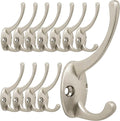 IBosins 12 Pack Silver Coat Hooks Wall Mounted by IBosins