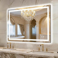 LED Bathroom Mirror, Smart Anti-Fog, Stepless Dimmable by LawadaMirror