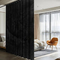 Room Divider Curtains for Ceiling Track Rod, 100% Blackout Ceiling Track by RoomDarkning