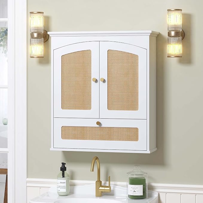 Spirich Bathroom Cabinet Wall Mount, Boho Medicine Cabinet - Image 6