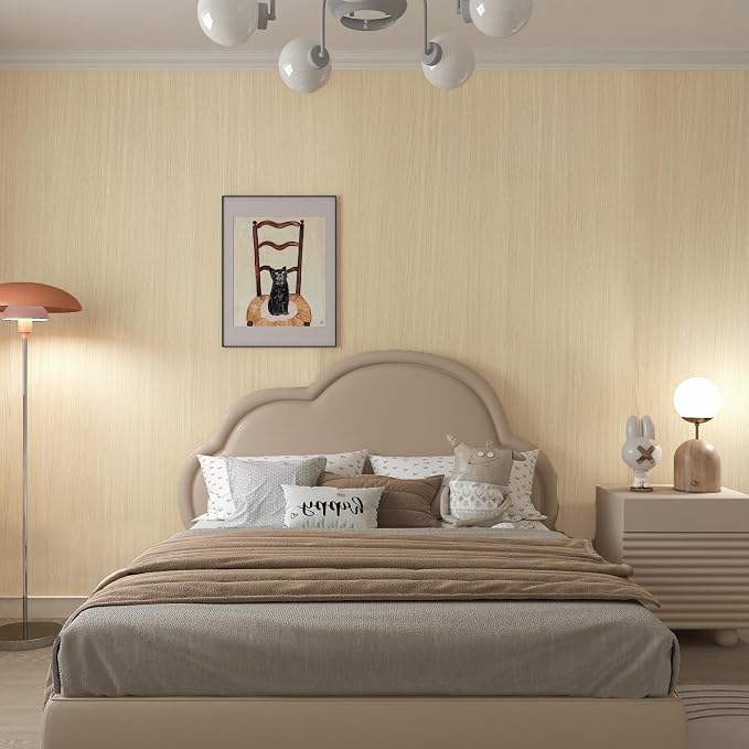 BOMENG Large White Oak Wood Wallpaper Light Oak Contact Paper Peel and Stick - Image 5