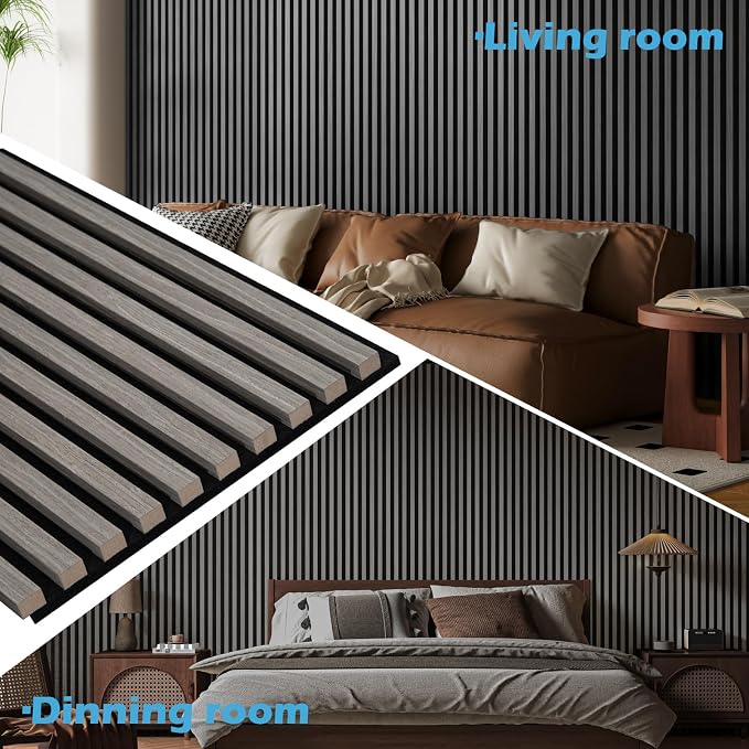 Art3d 2-Pack 108" x 12" Acoustic Wood Panels - Image 3