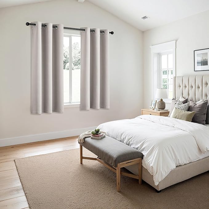 MIULEE Blackout Curtains for Bedroom Living Room 2 Panels, Thermal Insulated - Image 6