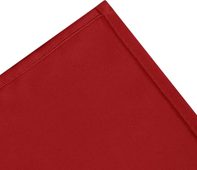 LEMOMO Bright Red Blackout Curtains 52 x 54 Inch Length/Set of 2 Curtain - Image 7