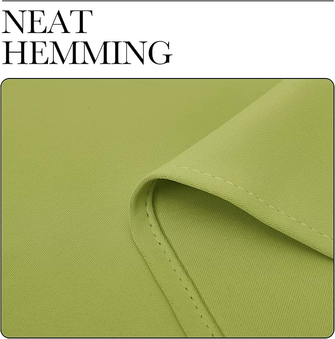 NICETOWN Fresh Green Blackout Curtains 90 inches Length - Image 6