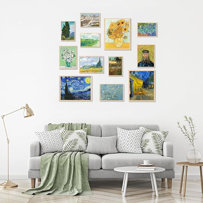 KBKBART Vintage Eclectic Wall Art Prints Set of 12, Abstract Eclectic Wall - Image 2