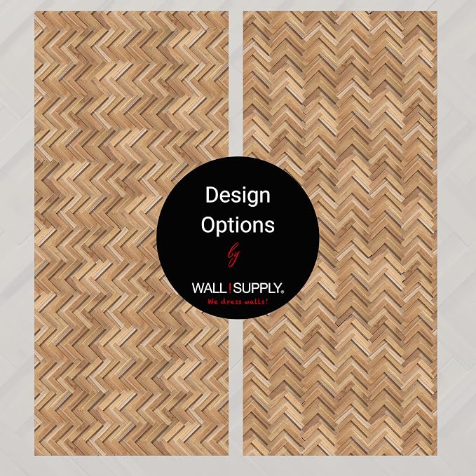 Wall!Supply 3D Wall Panels – Reclaimed Herringbone Asian Teak Wood – Home Decor - Image 7