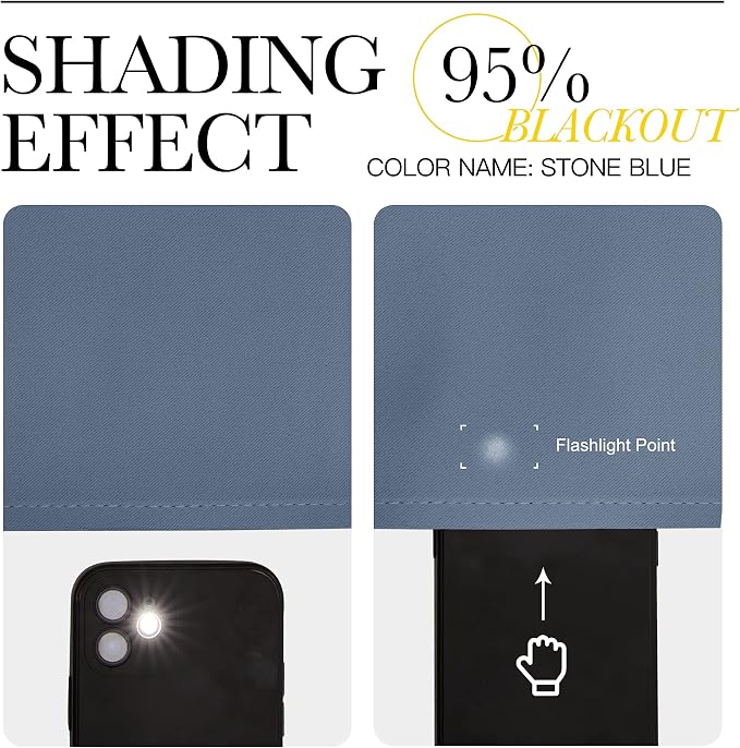 NICETOWN RV Blackout Curtains for Camper Windows, Short Blackout Curtains & - Image 5