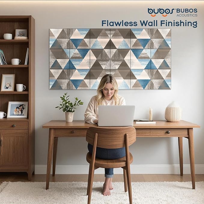 BUBOS 18 Pack Art Acoustic Panels Soundproof Wall Panel, 11.8X11.8 Inches Sound - Image 7