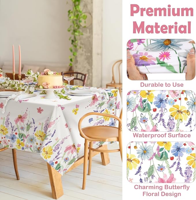 Kochorie Spring Flower Tablecloth Roll - Image 3