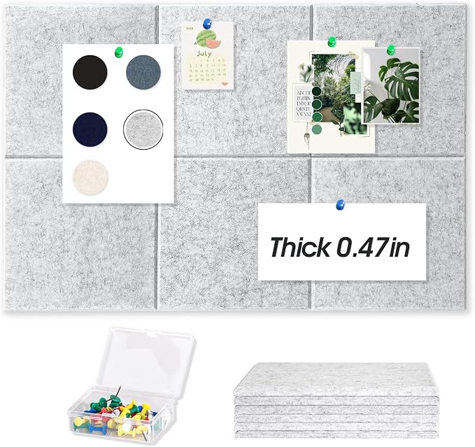 Thick Cork Board Tiles for Wall by Magrowill