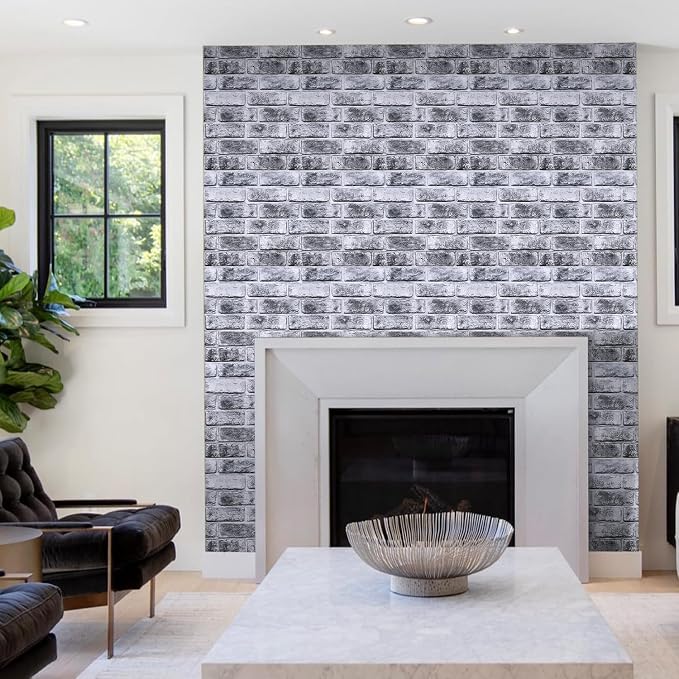 Commomy 3D Faux Brick Wall Panels Peel and Stick - Image 8