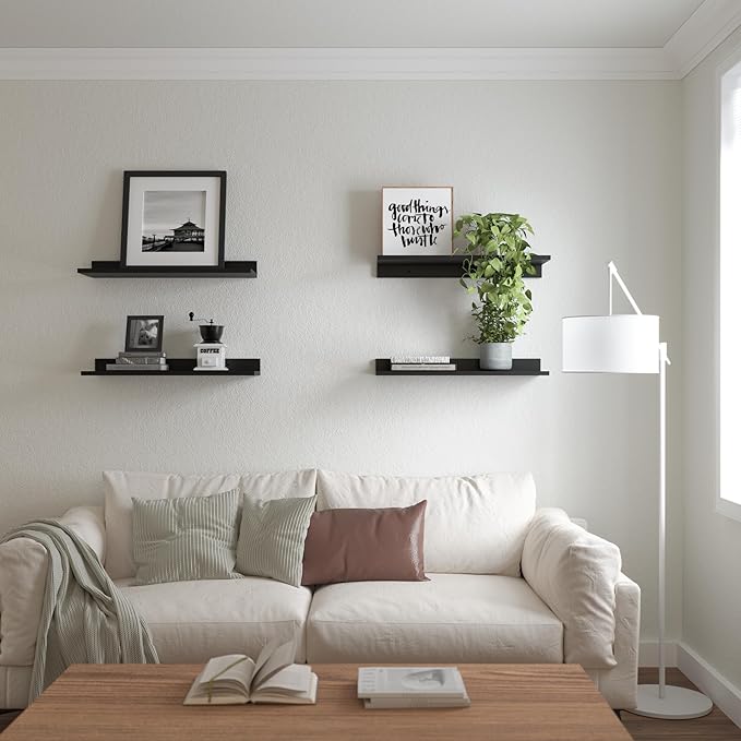 WOPITUES Floating Shelves, Wall Mounted Shelves - Image 4