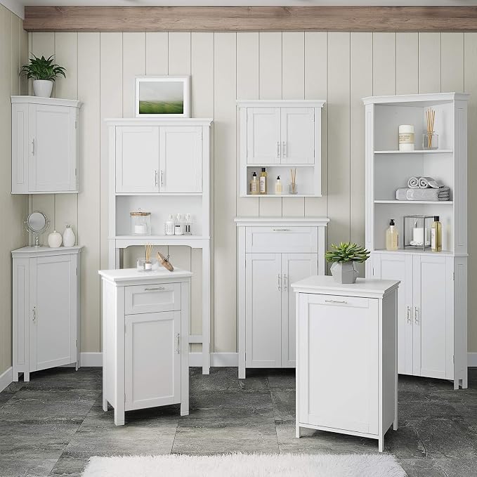 RiverRidge Somerset Two-Door Bathroom and Laundry Wall Mount Storage Medicine - Image 11