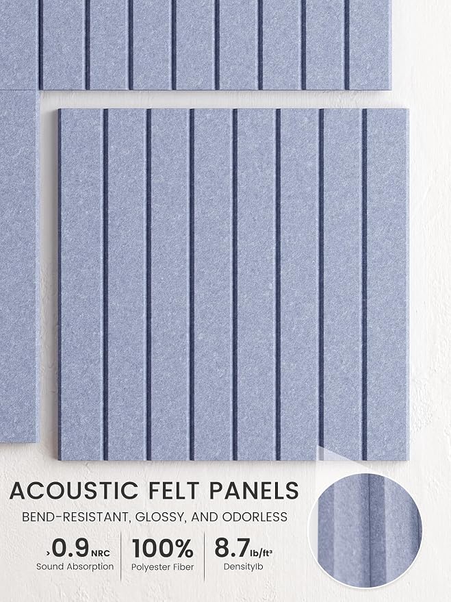 Bumusty Large Cork Board Alternative-48 x 36" Felt Bulletin Board Tiles - Image 3