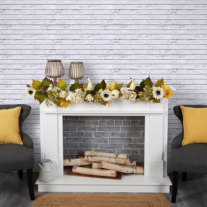COMSTICKC 3D Faux Wood Wall Sticker, Peel and Stick Wall Covering, DIY - Image 6