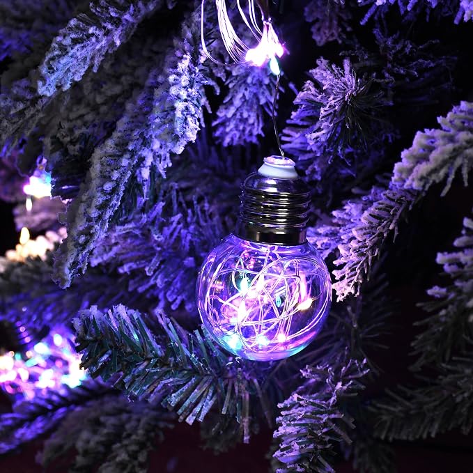 YOLIGHT Wishing Ball Curtain Lights 200 LED Window Curtain String Light - Image 8