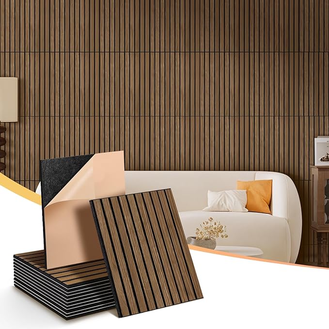 Acoustic Wall Panels 12 Pack, Covers 16 Sq Ft by laapee
