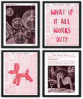 NaZaUK Trendy Preppy Retro Y2K Room Decor, Sufeasdf 70s Disco Ball Newspaper by Unknown