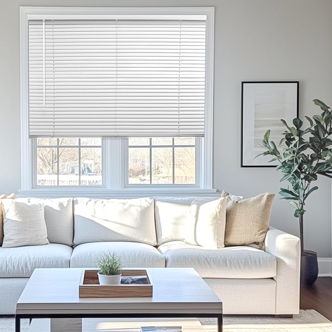 CHICOLOGY Mini Blinds for Indoor Windows – 31"W X 64"H, Kitchens & Apartments by CHICOLOGY