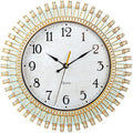 Noamus 12" Retro Wall Clock, Silent Non-Ticking Round Clock, Aqua Battery by Noamus