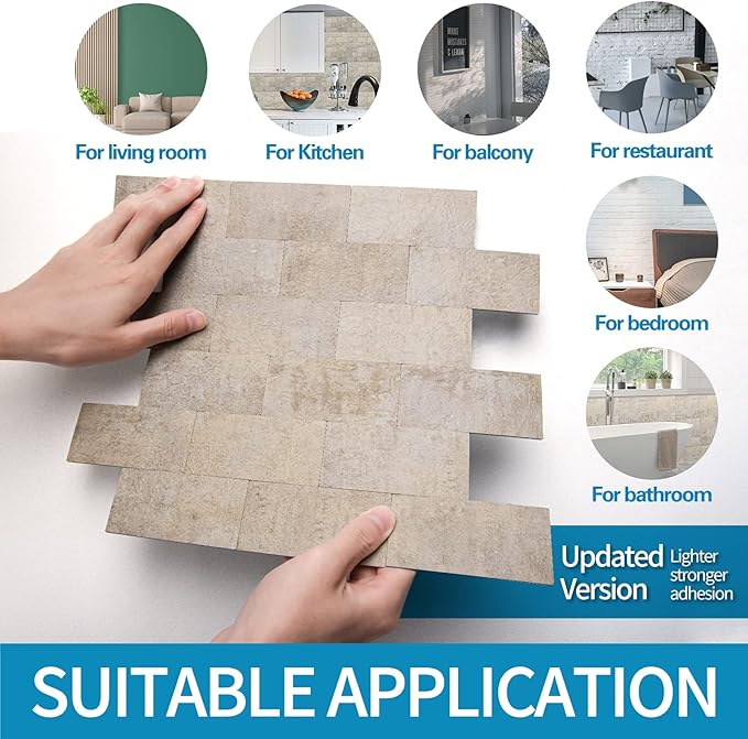 Art3d 10-Pack Peel and Stick Wall Tile - Image 4
