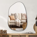 PERFNIQUE Irregular Wall Mirror Asymmetrical Mirror, Decorative Modern Wall by PERFNIQUE