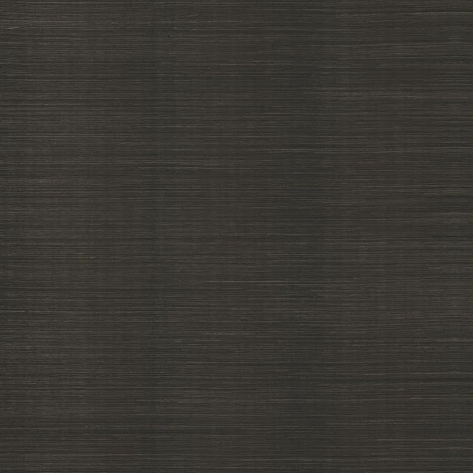 York Wallcoverings Natural Sisal Black Peel and Stick Grasscloth Wallpaper by YorkWallcoverings