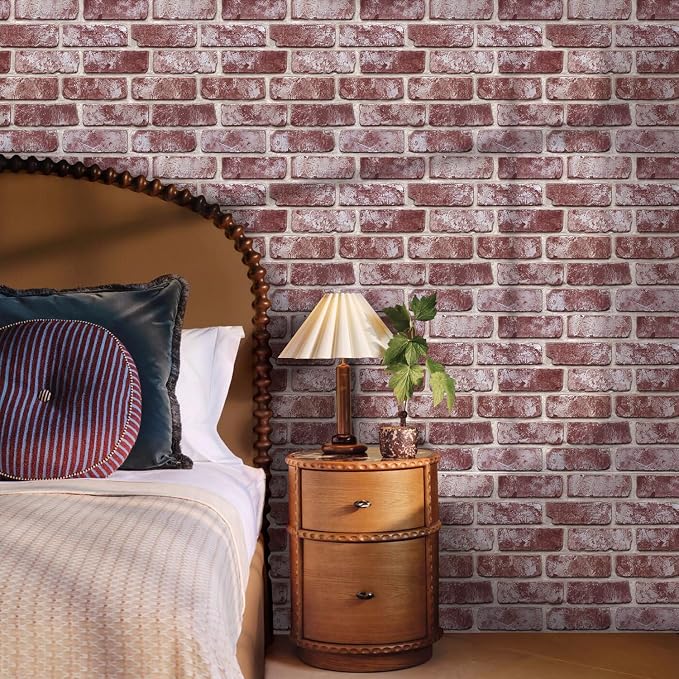 Commomy 3D Brick Wall Panels Peel and Stick - Image 7