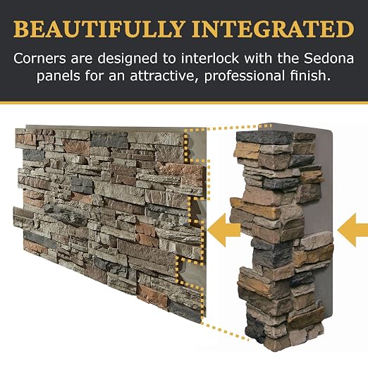 AZ Faux High-Density Polyurethane Faux Stone Interlocking Outside Corner - Image 7