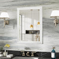 22x30 Inch White Bathroom Mirror by Briivuemodernmirrors