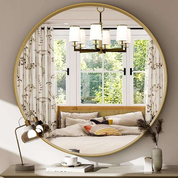 24 Inch Round Bathroom Mirror - Image 3