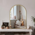 Arched Bathroom Mirror for Wall, HD Glass Over Sink for Bathroom by TRAHOME