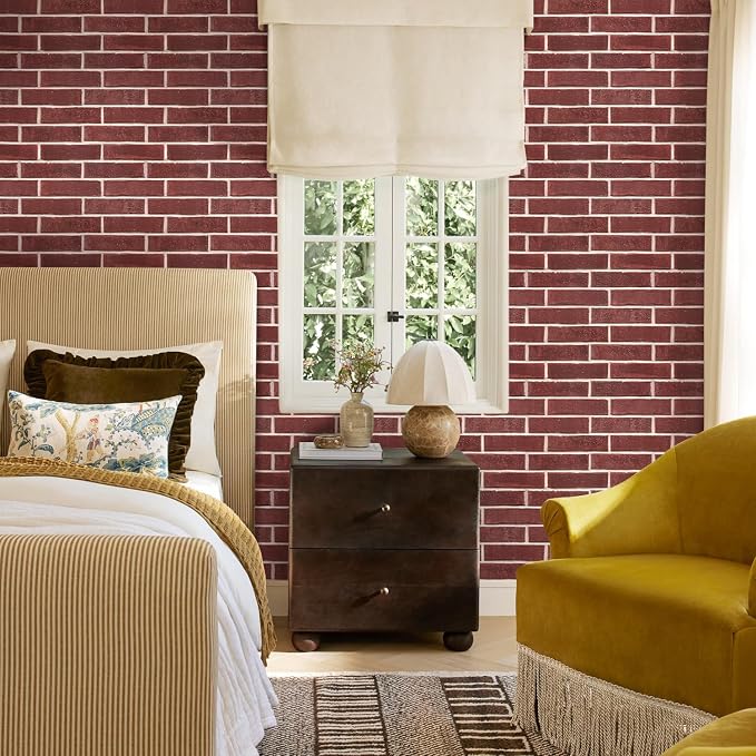 Commomy 3D Peel and Stick Brick, Ultralight Thin PVC Faux Brick Wall Panels - Image 7