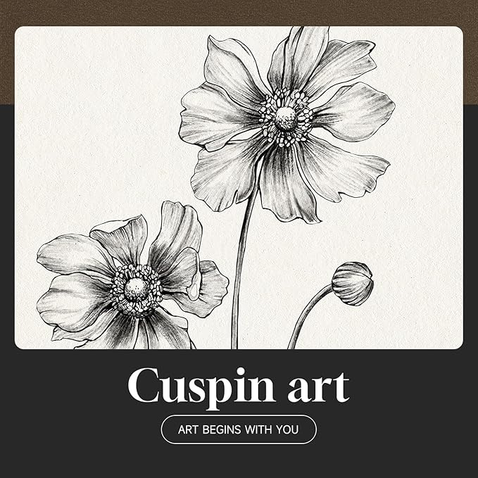 Framed Black and White Floral Wall Art - Image 7