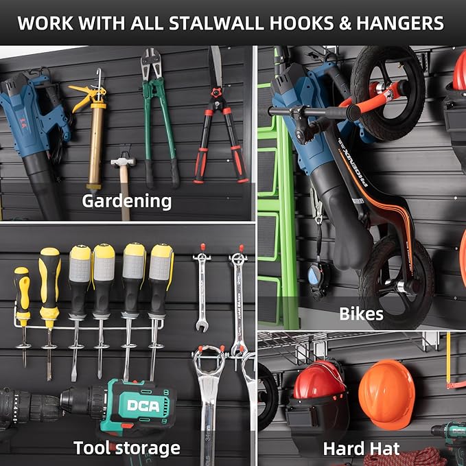 Slatwall Panel Garage Slat Wall Storage Systems, PVC Slat Wall Paneling Garage - Image 5