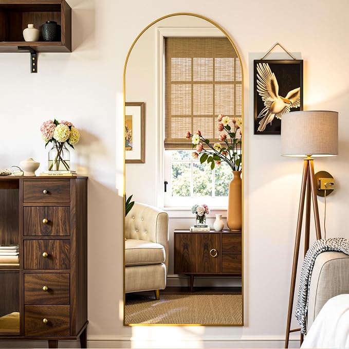 Full Length Mirror, Oversized Floor Mirrors, Leaning Free Standing Mirrors - Image 2