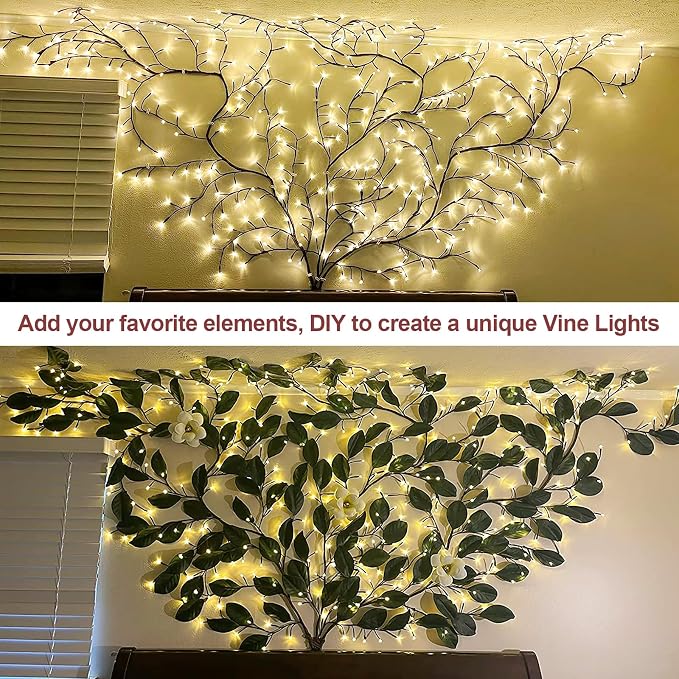 Enchanted Willow Vine Lights for Wall: 7.5FT led Twinkling Tree Branch Light - Image 9