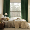NICETOWN Dark Green Blackout Velvet Curtains by NICETOWN