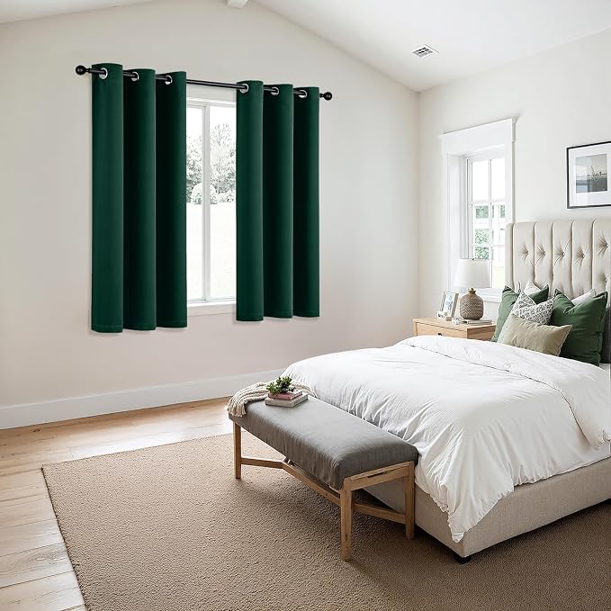 MIULEE Blackout Curtains for Bedroom Living Room 2 Panels, Thermal Insulated - Image 6
