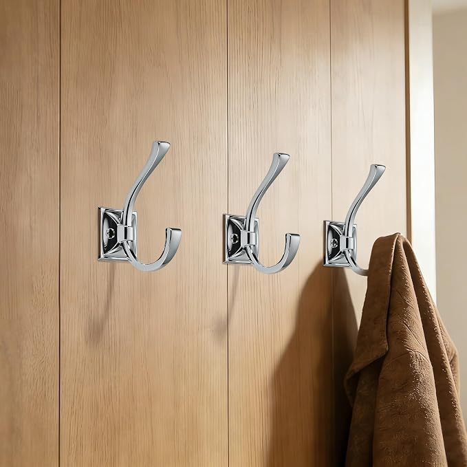 TUNNY 5 Pack Antique Design Wall Hanging Coat Hooks - Image 6
