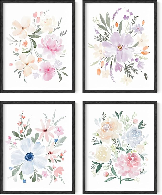 HAUS AND HUES Flower Wall Decor by HausandHuesArtPrints