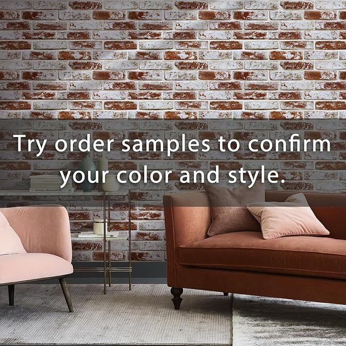 Commomy Faux Brick 3D Wall Panels - Image 2