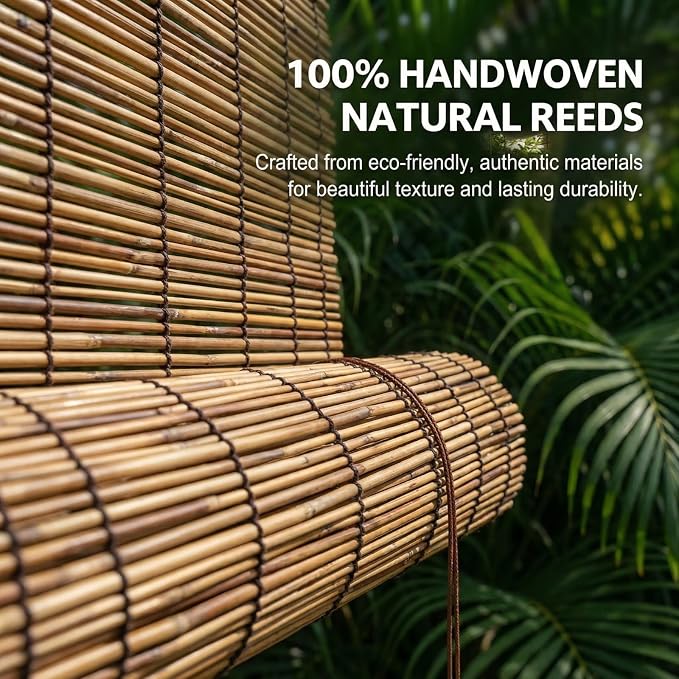 Bamboo Blinds for Interior Windows, Custom Bamboo Shades for Indoor Windows - Image 3