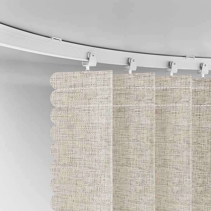 Room Divider Curtain Sets with Flexible Ceiling Track, Privacy Soundproof - Image 5