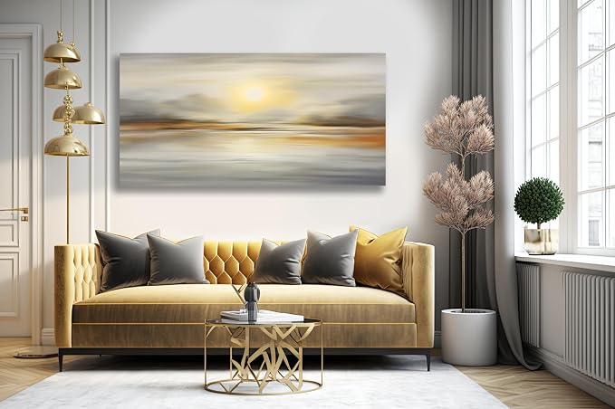 VHMING Abstract Wall Art Seascape Canvas Printing Abstract Art Wall Decor - Image 4