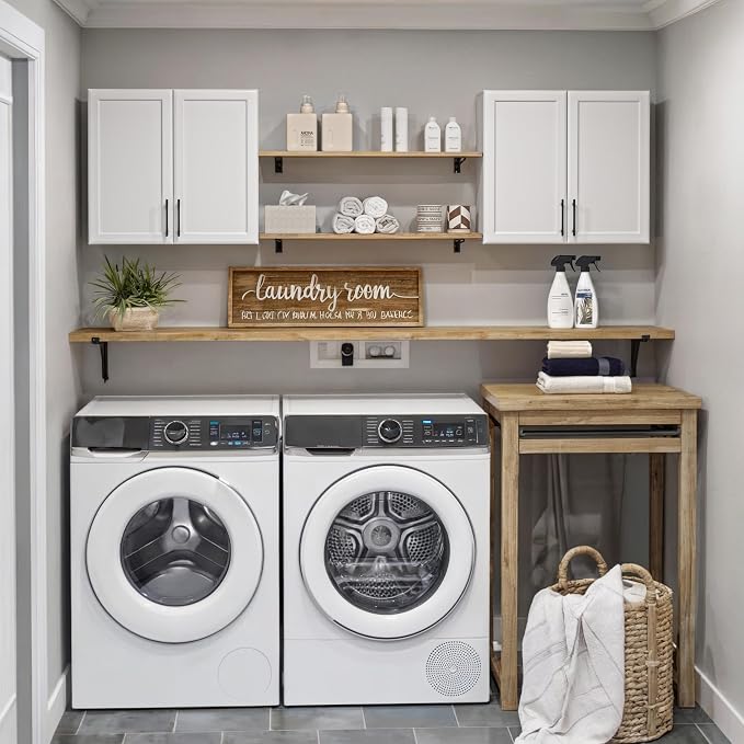 FIMELLO 47.2" W Laundry Room Cabinets Wall Mounted, Laundry Wall Cabinet - Image 7
