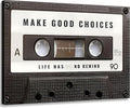 Inspirational Office Canvas Wall Art Picture Vintage Cassett Tape Prints Make by Unknown