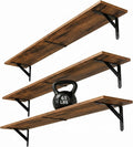 WOPITUES Floating Shelves for Wall 40″W x 8″D, Long Wall Mounted Shelves Set of by WOPITUESOfficial