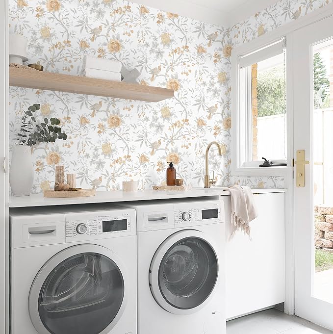 CiCiwind 17.3" × 197" Floral Peel and Stick Wallpaper - Image 5